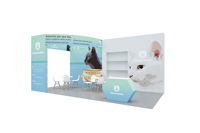 Stands portables en aluminium à installation rapide, conception personnalisable, tailles ajustables, graphismes personnalisables, pliables, légers et durables pour le commerce