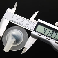 Coude pneumatique en TPU/PVC à 180 degrés avec petite bride pour tubes de brassards de contention