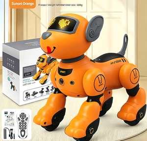 Perro robot inteligente con IA para enseñanza en varios idiomas, juguete para niños con control remoto, perro programable - Product Image 5