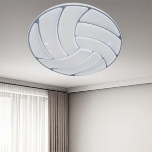 फुटबॉल फुटबॉल पैटर्न स्किड 36 डब्ल्यू 42w 450 मिमी घर प्रकाश के लिए आधुनिक सजावटी एलईडी छत लाइट्स लिविंग रूम होटल लॉबी के लिए - Product Image 2