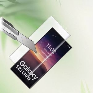Protector de Pantalla de Vidrio Templado Transparente HD 9H con Borde Curvo 3D Premium, Antirrayaduras, para <span class=keywords><strong>Samsung</strong></span> S23 Ultra - Product Image 3