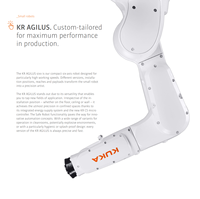 Nouveau bras robotisé en aluminium KUKA KR AGILUS haute puissance avec PLC pour l'assemblage et la distribution (Pick and Place)