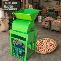 Petite décortiqueuse d'arachides et de graines, machine à décortiquer les fruits d'arachide pour l'extraction d'huile
