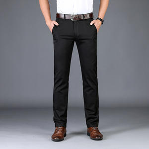 กางเกงขาตรงสำหรับผู้ชายกางเกงลำลองธุรกิจ - Product Image 3