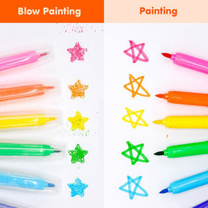 6 ألوان لعلامات اللوحة الانتقالية ضربة أقلام البخاخة الرسم الإبداعي للأطفال - Product Image 3