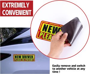 แม่เหล็กติดรถยนต์แบบกำหนดเอง Hubao MOQ ต่ำ ใช้ซ้ำได้ ทนทานต่อสภาพอากาศ สติกเกอร์ตกแต่ง พิมพ์ดิจิทัล ตัดตามรูป สะท้อนแสง ติดกันชนรถยนต์ - Product Image 1