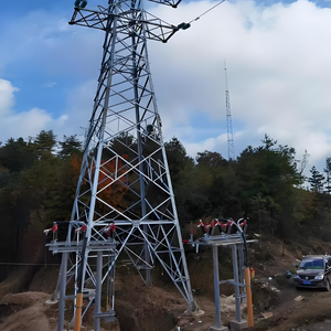Tour de transmission autoportante à structure en treillis haute résistance en acier pour l'énergie - Product Image 5