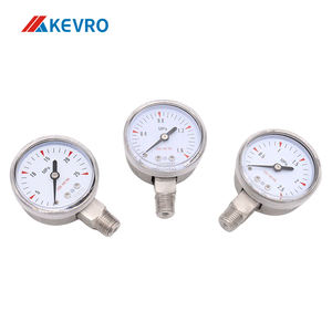 स्टेनलेस स्टील दबाव गेज 2.5 "316 एस केस, 0-100 psi/बार, 1/4" npt नीचे कनेक्शन रेंज 0-3000psi - Product Image 6