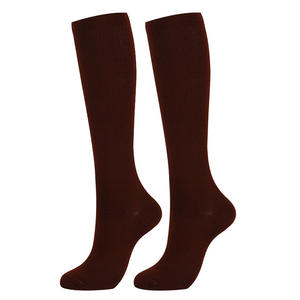 Chaussettes de compression en cuivre nouvellement lancées pour hommes et femmes, chaussettes de sport mi-mollet, chaussettes de course, de yoga, de voyage, décontractées, motif imprimé R1821 - Product Image 4