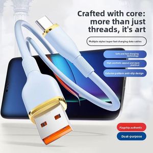 Cable de Carga Rápida USB-C a USB-C de Silicona de 100W, Cable de Cobre Puro para iPhone 15, Honor y Dispositivos Tipo-C - Product Image 3