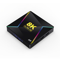 Prix usine lecteur multimédia android tv box 9.0 S905X3 4gb/32gb 64gb décodeur H96 max plus M9