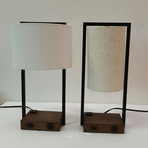 Hiện đại vải trắng bóng Đèn LED bảng đèn cho phòng ngủ nhà thông minh cạnh giường ngủ đọc sách với 2 USB cửa hàng khách sạn trang trí chiếu sáng - Product Image 6