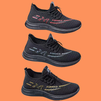 Chaussures de course décontractées pour hommes de haute qualité en gros, respirantes, à lacets, avec blocs de couleur, doublure en maille antidérapante, tendance de la mode, confort