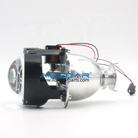 Lentille de projecteur bi-xénon H1 de 2,5 pouces avec yeux de démon RGB