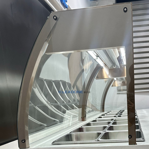 Pişirme ekranı için mermer tezgah buhar tablosu ile oteller ve restoranlar için 2025 elektrikli paslanmaz çelik büfe yemek ısıtıcısı - Product Image 5