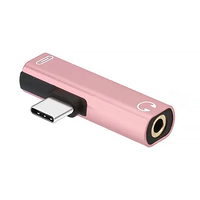 USB-C zu 3,5mm Adapter, Typ-C Audio-Adapter, 2-in-1 Typ-C Adapter, USB-C Kopfhörerbuchse, Typ-C Ladeadapter, Audio-Konverter