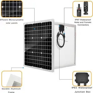 Placa solar mono 100w 120w 150w 200watt 300w 400w preço tamanho personalizado painel solar fotovoltaico de 50 watts