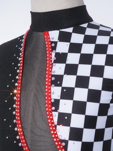 Traje de payaso de circo para niñas de 6 a 16 años, mono con volantes superpuestos, leotardo para carnavales, fiestas temáticas y actuaciones en escenario - Product Image 3