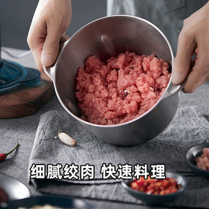 Stainless Steel <b>Meat</b> <b>Grinder</b> 5L 10L Electric Variable Speed Garlic Crusher For Kitchen - Product Image 1
