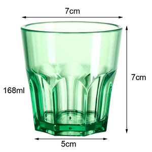 Mini bicchierini ottagonali in plastica colorati e trasparenti per PC tazze Creative per Wine Bar bicchierini - Product Image 6