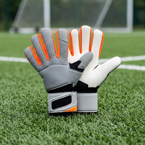 Guantes de Portero de Fútbol Unisex de Alta Calidad, Cómodos y Suaves, Hechos de Látex Alemán y Material PU Personalizado al por Mayor - Product Image 2