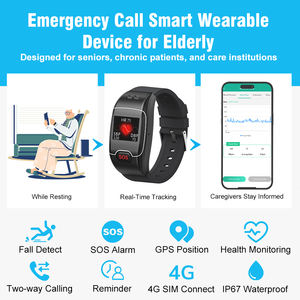 Relógio de Pressão Arterial L58PRO com PPG e GPS para Idosos com Cartão SIM, 4 Dias de Duração da Bateria, Monitoramento Remoto de Saúde e Rastreamento GPS - Product Image 2