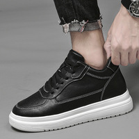 Nouvelles baskets montantes blanches pour hommes, rehaussant la taille de 6cm, 8cm, 10cm, respirantes, idéales pour l'été