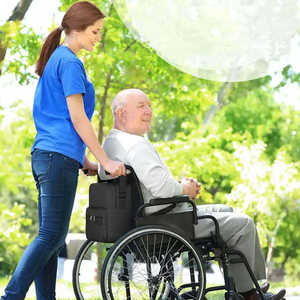 Portable Outdoor Walking <b>Wheel</b> Chair Organizer <b>Bag</b> Special Hang on Back Wheelchair <b>Bag</b> Custom <b>Wheel</b> Chair Storage <b>Bag</b> - Product Image 2