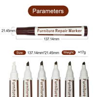 Système de réparation de meubles de haute qualité, kit de restauration et de réparation des rayures, marqueurs à pointe feutre, crayons à cire