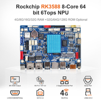 D-3588 라이온트론 개발 보드 Rockchip RK3588 PCIe 이더넷 32GB LPDDR4X 리눅스 데비안 11, 안드로이드 12, 우분투 20.04 지원