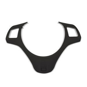 Cache de <span class=keywords><strong>Volant</strong></span> Inférieur Noir en Plastique Amélioré pour <span class=keywords><strong>BMW</strong></span> Série 1 3 E87 E88 E90 E92 E93 M3 2008-2013 - Product Image 1
