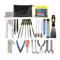 Nouveau Kit d'outils de débavurage Ideaformer : Couteau de découpe, lime à bords, pièces pour imprimante 3D, clé, nettoyeur, aiguille, grattoir de buse