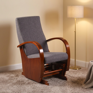 Rivestimento di mobili moderno eco-friendly modulare aliante infermieristica sedia a <span class=keywords><strong>dondolo</strong></span> con poggiapiedi <span class=keywords><strong>per</strong></span> soggiorno e Home Office - Product Image 1