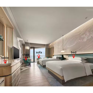 Fabricant de Foshan fournissant des meubles d'hôtel, ensemble complet de mobilier de chambre pour la rénovation d'hôtels 3, 4 et 5 étoiles, projet clé en main. - Product Image 1