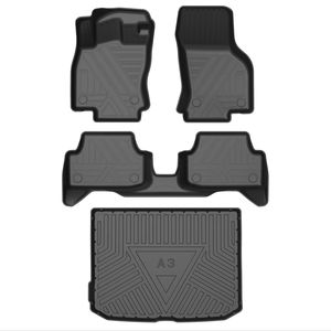 Luxe personnalisé noir TPE ensemble complet tapis de voiture accessoires intérieurs tapis de sol pour <span class=keywords><strong>2014</strong></span>-2020 <span class=keywords><strong>Audi</strong></span> <span class=keywords><strong>A3</strong></span> <span class=keywords><strong>Sportback</strong></span> - Product Image 1