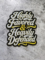 Patch de Foi Personnalisé Très Apprécié, Broderie de Lettres, Slogan Inspirant, Emblème Chrétien, Vêtements Streetwear, Badge 3D