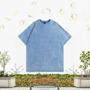Camiseta Vintage para Hombre con Lavado Ácido, 100% Algodón Pesado, Cuello Redondo, Manga Corta, Talla Grande, Personalizable con Logotipo - Product Image 2