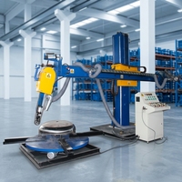 Machine de polissage à vitesse variable JOTUN pour fonds de cuves sous pression, machine de rectification de surface pour têtes de réservoirs métalliques