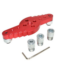 Gabarit de perçage vertical pour trous de poche 6/8/10 mm, localisateur de perçage pour le travail du bois, kit de guidage de perçage auto-centrant pour chevilles en bois, perforateur