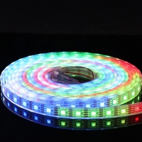 Bande LED WS2815 12V 5050RGB pour aménagement paysager extérieur, étanche IP68, pixels adressables, lumière pleine couleur, reprise de la continuité à l'endroit où la bande est coupée, SK6812