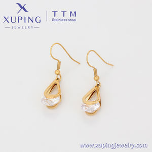 TTM-07 Xuping Sieraden Mode Hoge Kwaliteit 18K Vergulde Oorbel Vrouwen Sieraden Rvs Oorbellen - Product Image 2