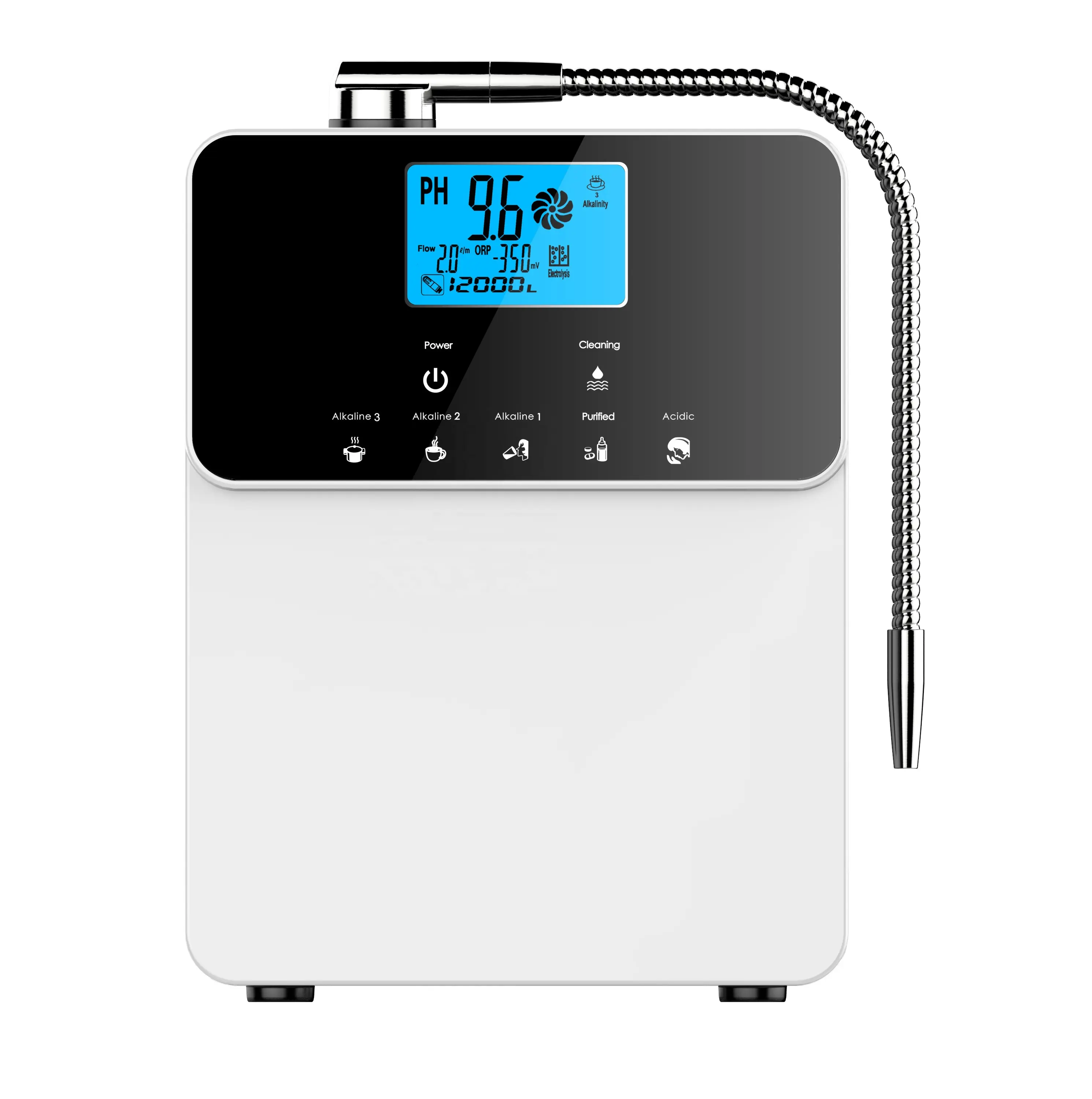 Ionizador de agua alcalina, máquina de 5 Placas de PH, filtro de agua alcalina, purificador, Tecnología japonesa