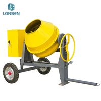 Bétonnière robuste CM350-2A avec tambour à fond épaissi, vitesse de rotation de 25 à 30 tr/min