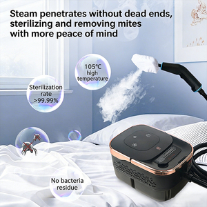 Limpiador a Vapor para el Hogar y el Automóvil, Vaporizador Ajustable de 3 Niveles para Limpieza con Pantalla de Temperatura, Calentamiento Rápido en 15s, Vapor Potente - Product Image 6