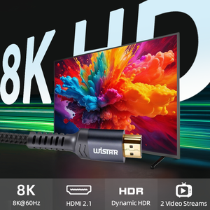 Câble HDMI WISTAR en gros à <span class=keywords><strong>prix</strong></span> avantageux, câble HDMI <span class=keywords><strong>4K</strong></span> 120Hz 2.1 long avec options de longueur de 1,5 m - Product Image 3