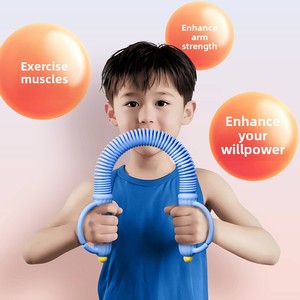 เครื่องฝึกความแข็งแรงของแขนสำหรับเด็ก GF รุ่นใหม่ สีฟ้า-เขียว ด้ามจับซิลิโคนกันลื่น น้ำหนัก 5 กก. 7 กก. สำหรับเด็ก<span class=keywords><strong>ประถม</strong></span>และมัธยมต้น - Product Image 2