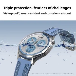 Montre connectée Hua-wei GT5 Pro avec GPS et charge sans fil, montre multisports avec carte intégrée + moniteur de fréquence cardiaque, montre connectée multifonction - Product Image 5