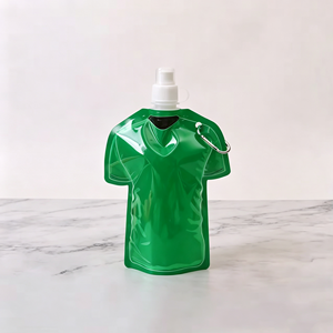 Custom T Shirt Shape Cartoon Basketball Soccer and Rugby Water Bag for Folding Sports Clothes Outdoor Sports Water Bag Bottle - Product Image 4