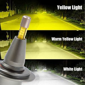 Ampoule <span class=keywords><strong>de</strong></span> phare LED intelligente à commande vocale H1 H7 H11 E9 E10 110W Tricolore 9005 9006 9012 3000k 4300k 6000k - Product Image 2