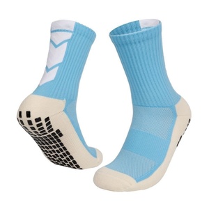 Professional Youth Sports <b>Socks</b> Mid-Cut <b>Compression</b> <b>Running</b> Football with Anti-Slip Grip & Breathable Terry Cushion 100% Cotton - Product Image 2